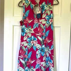 Tommy Bahama Fuchsia flowered  Golf dress with matching shorts